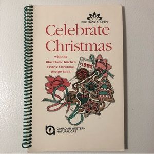 VTG Canadian Western Natural Gas Blue Flame Kitchen Christmas Cookbook 1992